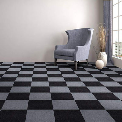 Conveniently Self Adhesive Gray Stick Carpet Tiles Durable and Long Lasting