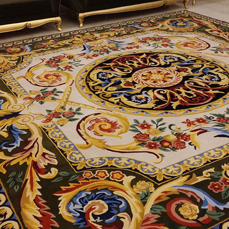 5 Star Living Room Handmade Hotel Carpet Plush Pile Height Modern Design Tapis Rooms