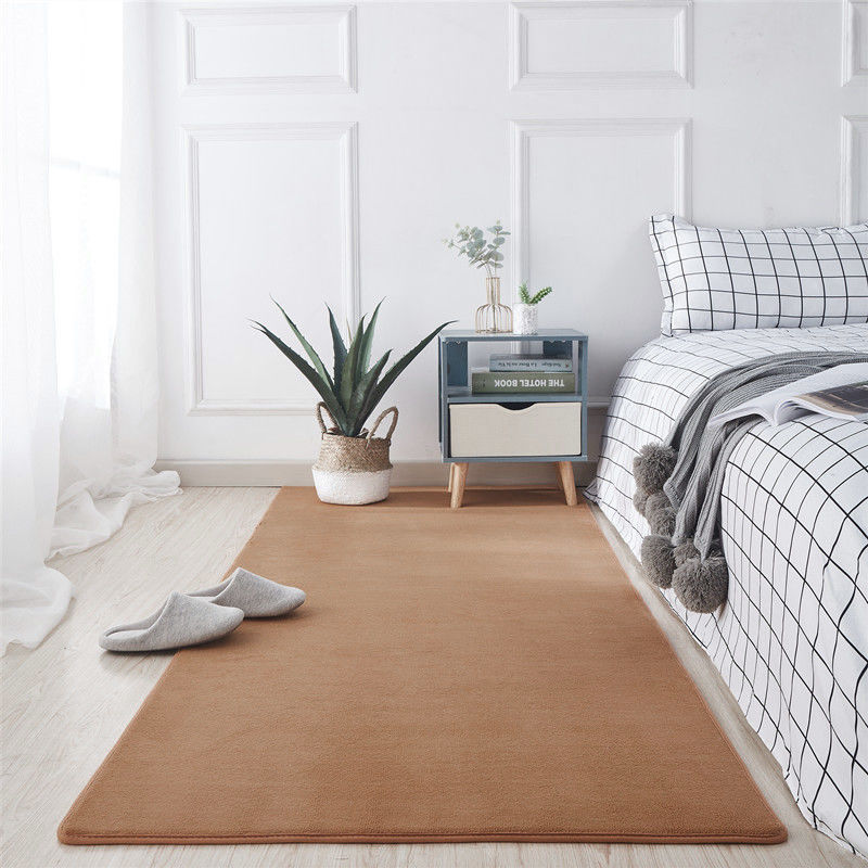 Modern Handmade Tufted Rugs Faux Rabbit Carpet Area Rugs for Customized Living Room