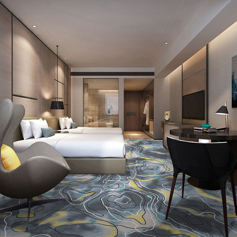 Printed Nylon Carpet in Rectangle Shape for Hotel Ballroom Room and Hallway Decoration