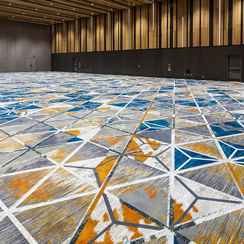 Commercial Room Luxury Wool Floor Carpet for Hotels Movie Theater Design Custom Pattern