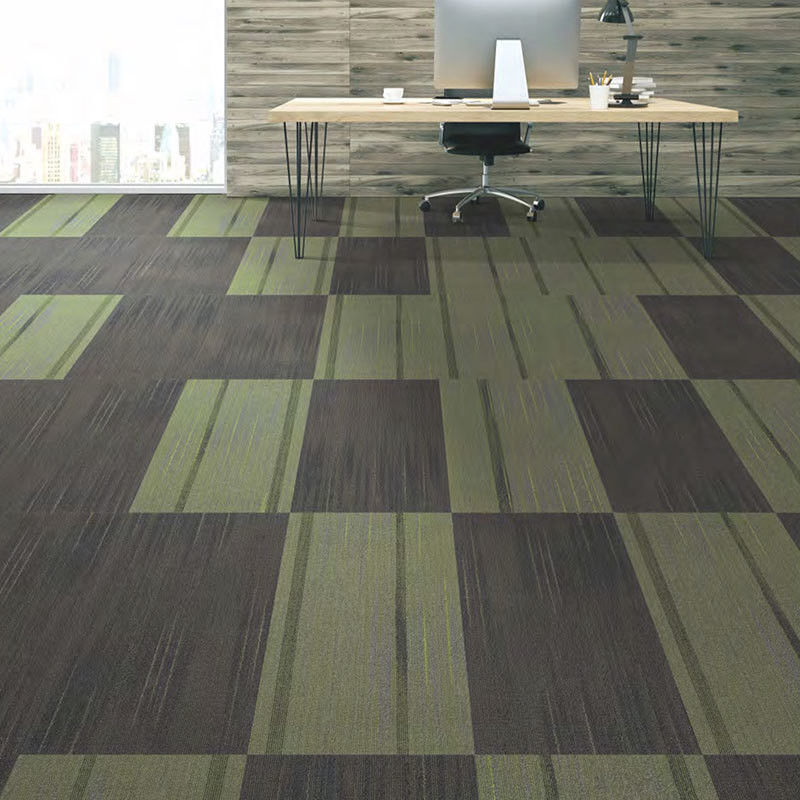 Removable Commercial Carpet Tiles in Square Shape for Office Floor and High Durability