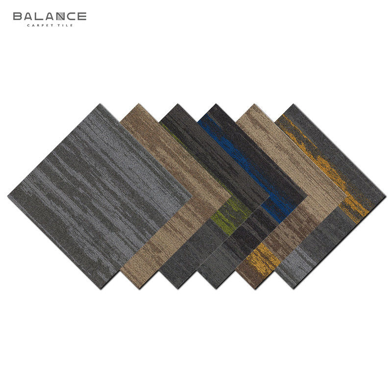 Oriental Style Carpet Tiles for Living Room and Bedroom Approx 6.0mm Total Thickness