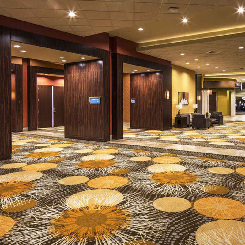 Customized Color Luxury Wool Wall To Wall Axminster Carpet for 5 Star Alfombras Hotel