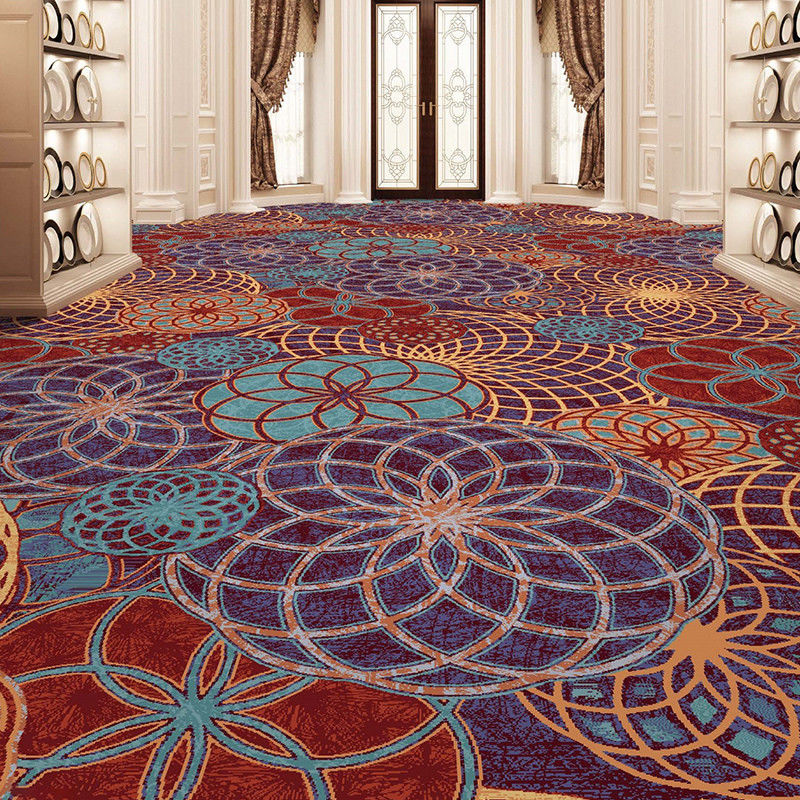 Rectangle Luxury Hotel Carpet Roll for 5 Star Hotel Room Soundproof Runner Carpets
