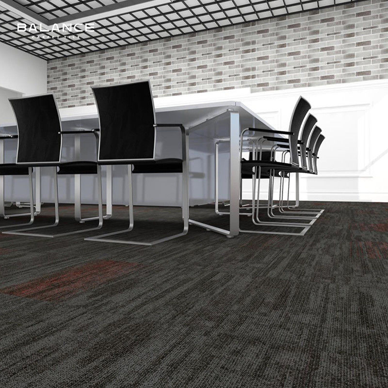 Custom Plain Loop Pile PVC Modular Carpet for Modern Patterns in Commercial Spaces